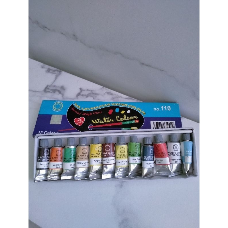 

cat air lukis 12 warna/water colour