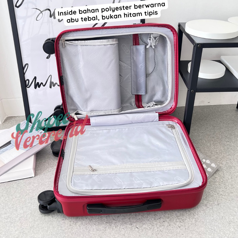 Koper LAPTOP Cabin Size 20 Inch Import Quality Anti Theft Double Zipper TSA Lock SuitCase