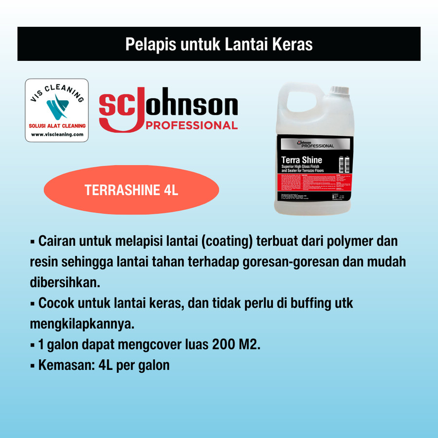 SC Johnson Terrashine - Pelapis untuk Lantai Keras 4L