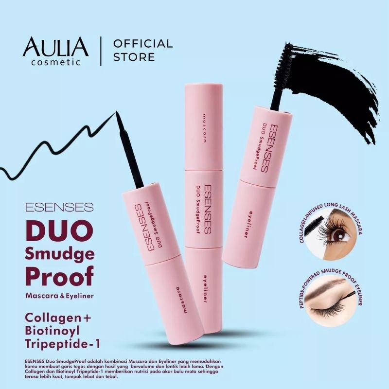 ESENSES DUO SMUDGE PROOF MASCARA &amp; EYELINER