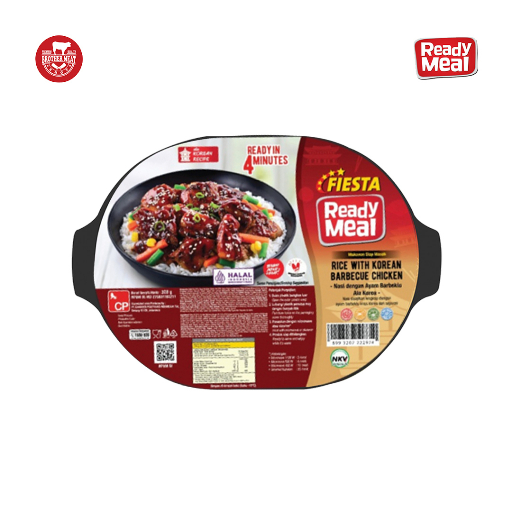 FIESTA Ready Meal Rice with Korean Barbecue Chicken 320gr