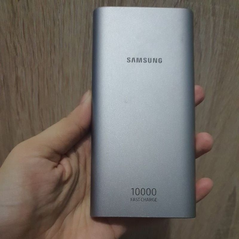 samsung power bank 10000mah micro usb warna silver (second)