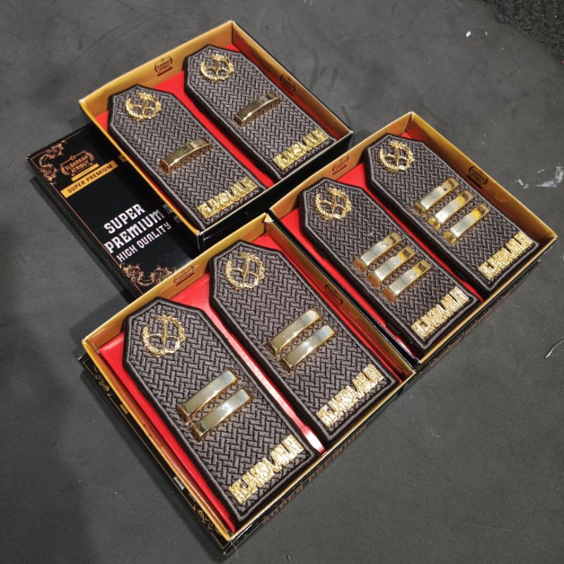 PANGKAT PDU KEJAKSAAN RI TU Golongan 3A 3B 3C Bordir MOTIF TIMBUL Logam