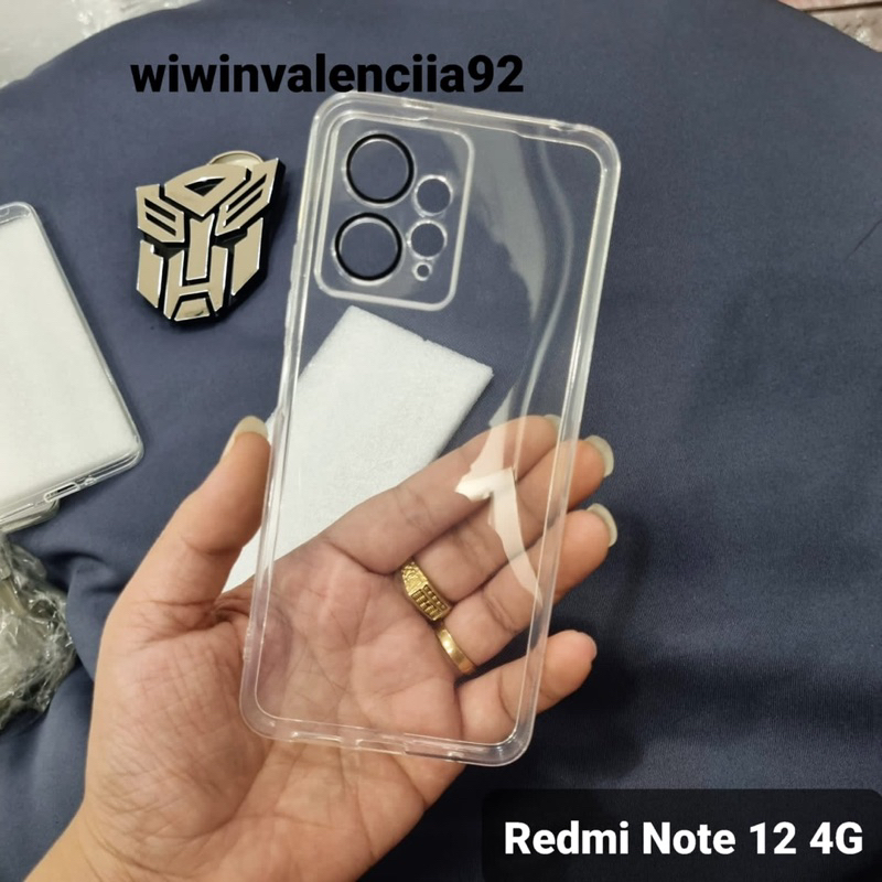 2023 Softcase ULTRA Thin + Ring Camera For Xiaomi Redmi Note 12 4G / Note 12PRO/ POCO X5 5G Soft case Original Bening Clear Glossy Bahan Tipis Tapi Presisi dan Bagus Terus Murah Juga Sofcase Sekali 4G 5G Plus FE Galaxy ORI PRO Note12 POCOX5 Mi