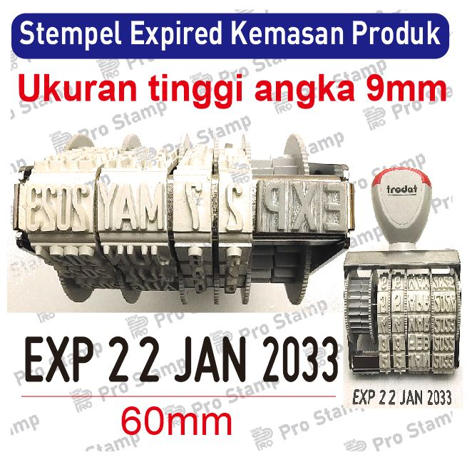 

Stempel EXP 9mm Dater