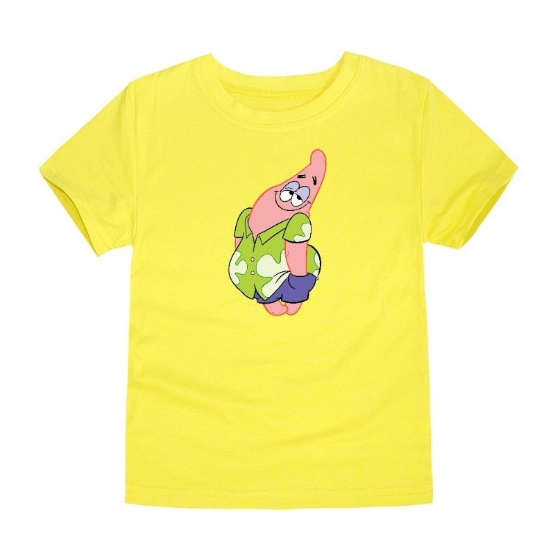 Baju Anak Patrick Kaos Anak Lengan Pendek Kaos Oblong Atasan Anak 2-16Th Cod