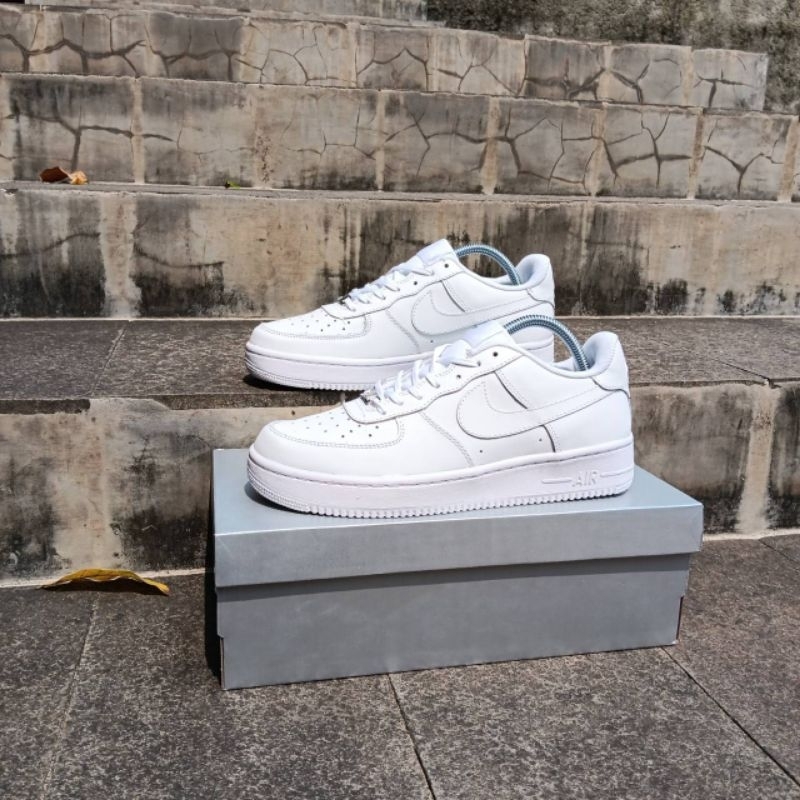 [BEST SELLER] SEPATU KETS PUTIH. NK AIRFORCE 1ONE FULL PUTIH. GRADE ORI. 36-44