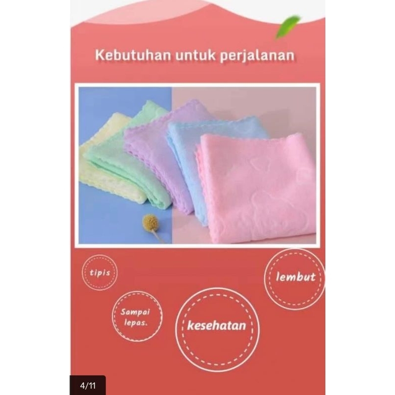 Handuk muka kecil olahraga motif bear handuk bayi NEW