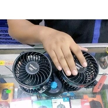 Kipas Mobil Double Fan