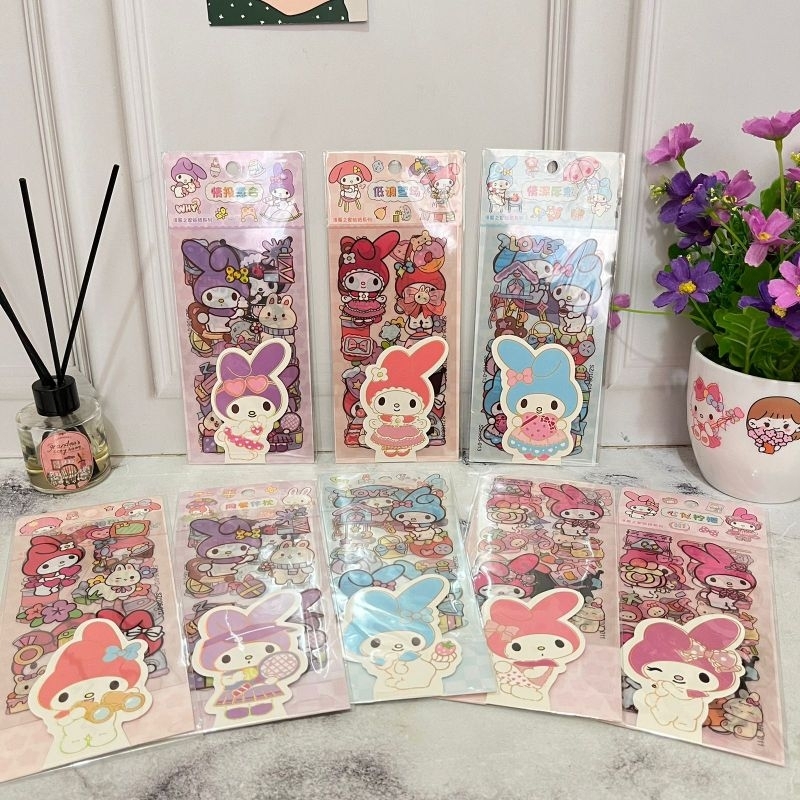 

Stiker Sanrio Isi 3 Lembar Sz-106 Stiker Sanrio Melody Kuromi Purin Stiker Lucu Unik Kado Viral Termurah