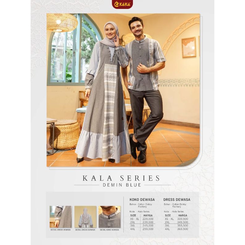 sarimbit gamis dan koko couple keke kala series