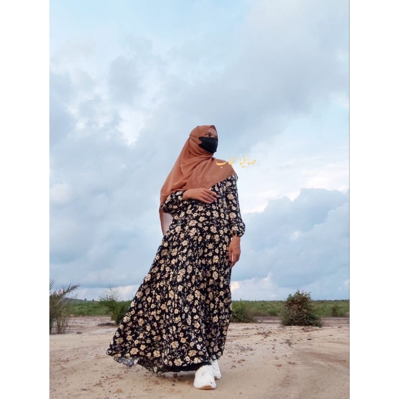 Dress bunga - bunga kecil