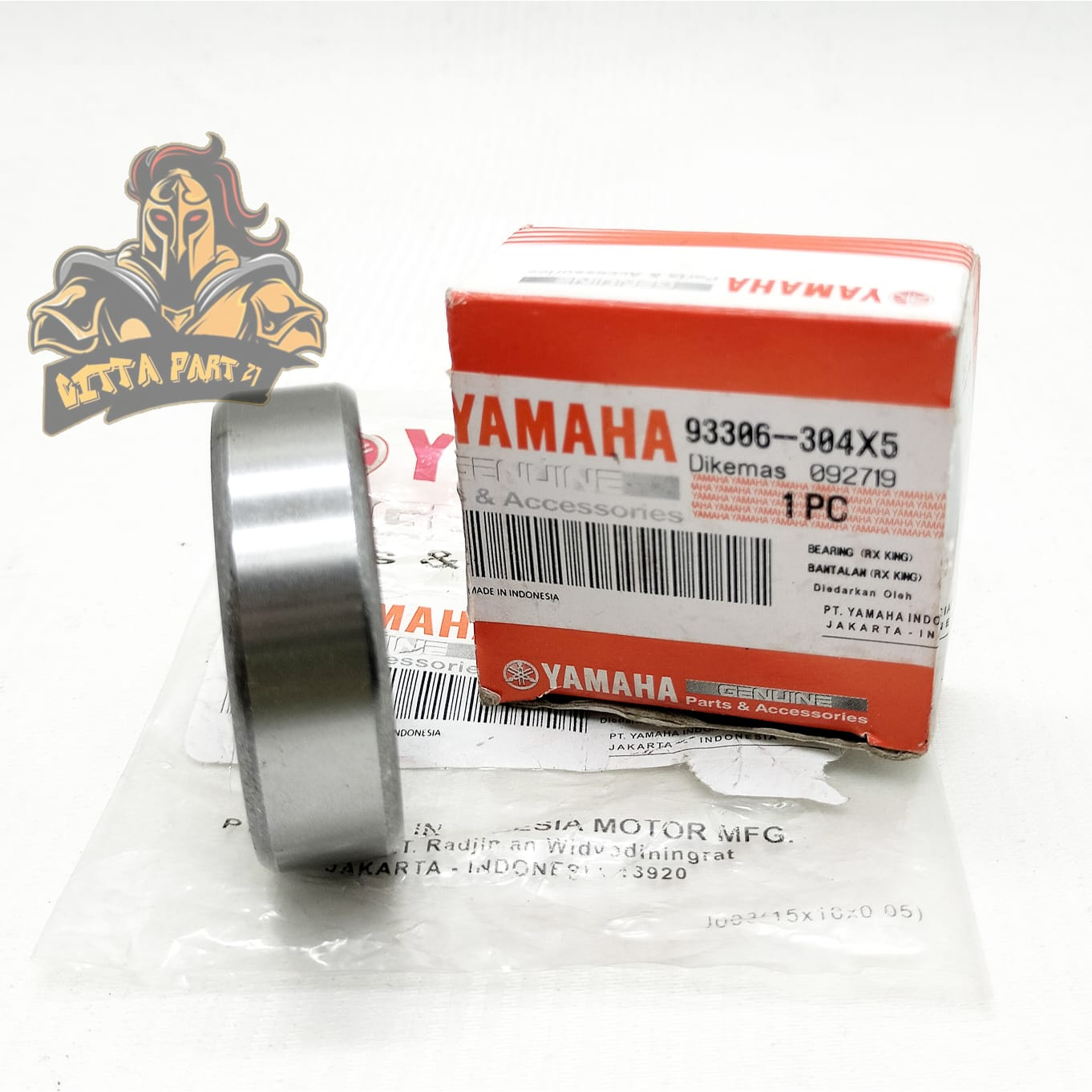 KELAHAR BEARING KRUK AS ASLI ORIGINAL YAMAHA 6304 KUALITAS ASLI ORIGINAL YAMAHA YGP PRESISI DAN DIJAMIN AWET RX KING RXKING VEGA R NEW VEGA R LAMA JUPITER Z LAMA BURHAN TIGER CLYPTON LAHER