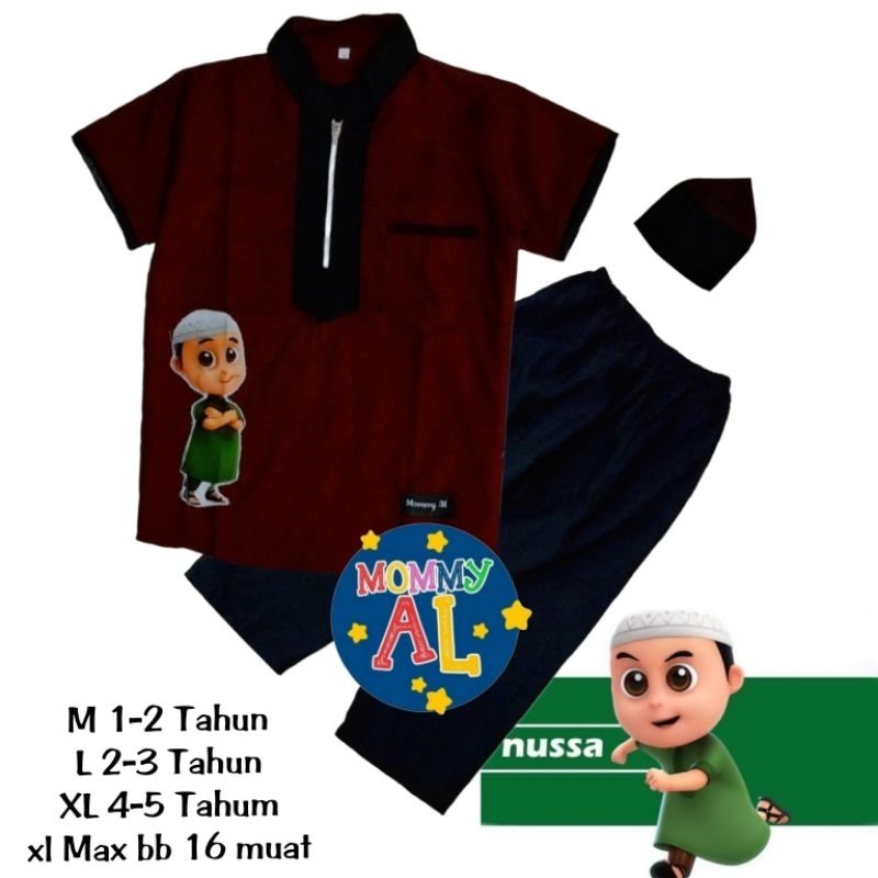 STELAN BAJU KOKO ANAK TURKI LED 1-5 Tahun