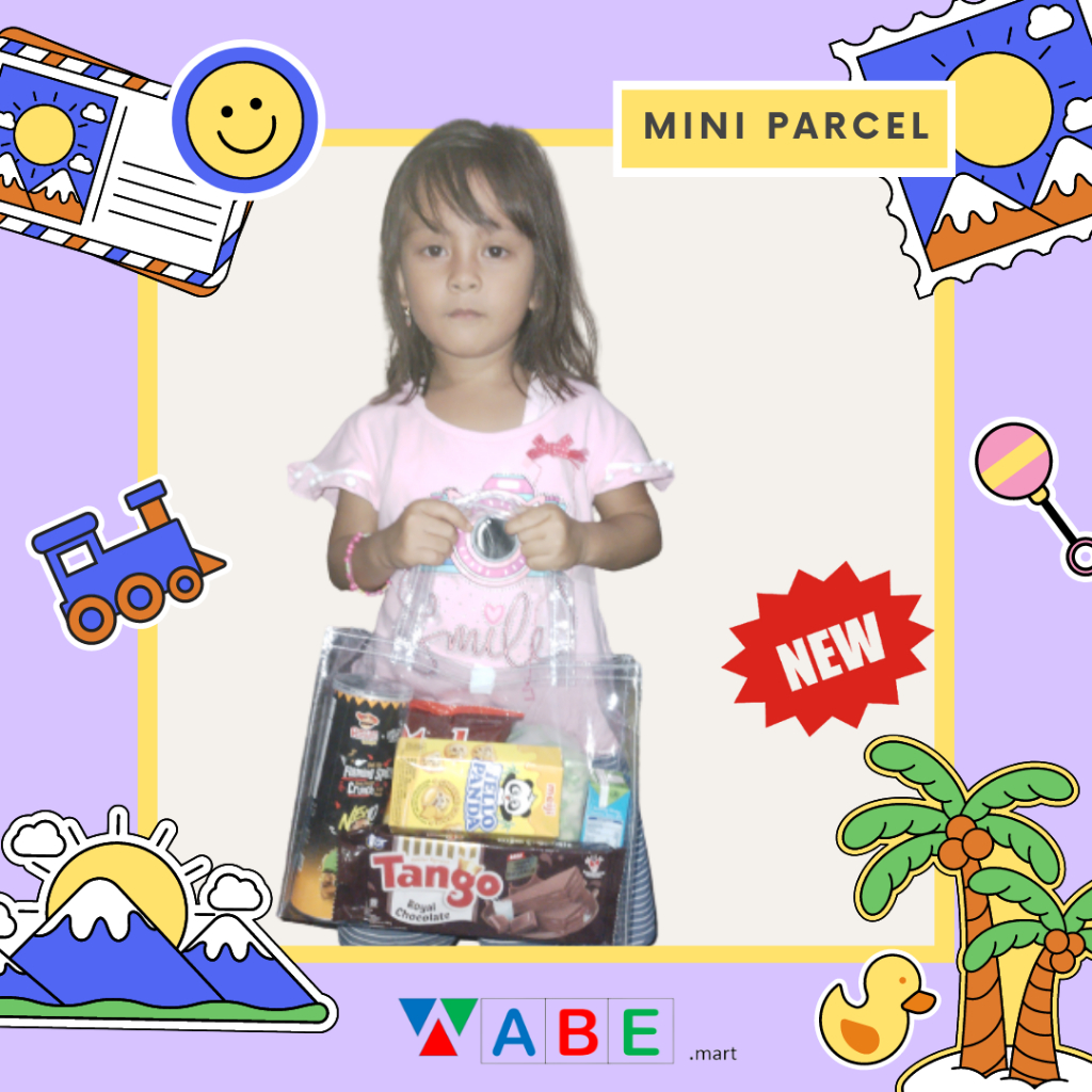 

MINI PARCEL/HAMPERS SPESIAL KADO ANAK FREE TAS+UCAPAN REQUESS