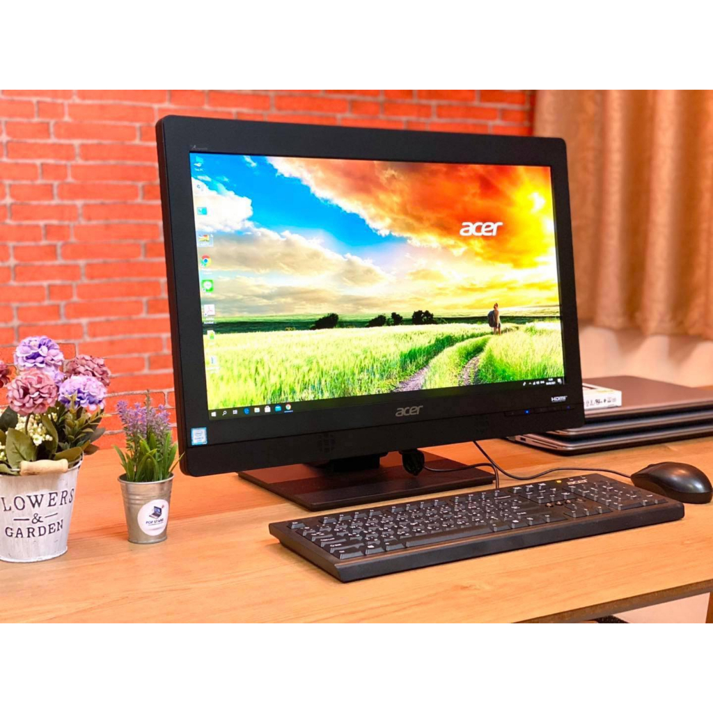 Acer Veriton Z4640G PC All in One intel Core i3-7100 RAM 4GB SSD 256GB