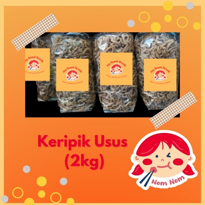 

2kg Keripik Usus Gurih Renyak Enak