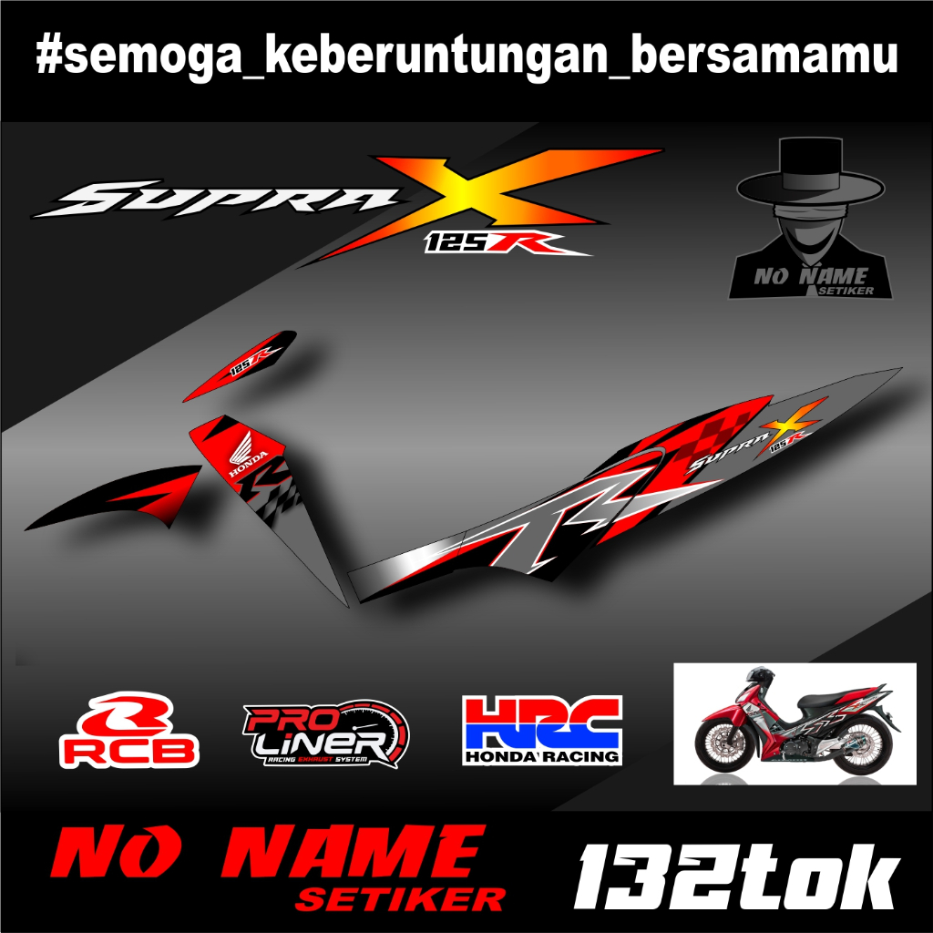 Striping List Variasi Supra X 125r (132tok)- Striping List Motor Supra