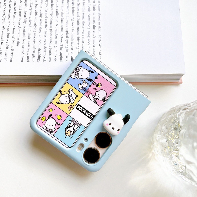 Korean Case OPPO Find N2 Flip 5G Folding Phone Casing Shockproof Protective Case Hardcase Colorful Cartoon