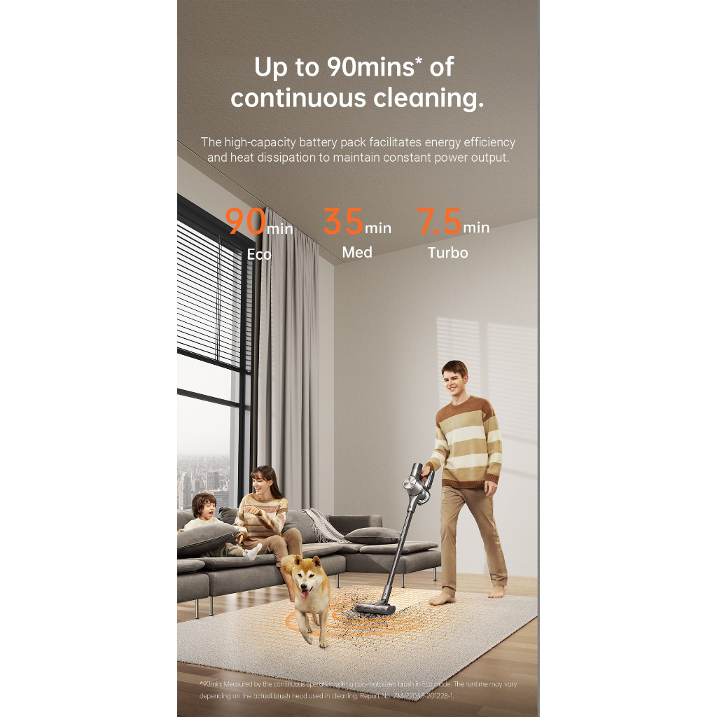 DREAME T30 - Cordless Vacuum Cleaner 27000Pa - Penyedot Debu Keluaran Terbaru dari DREAME