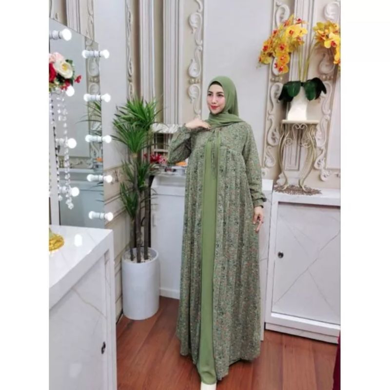 GAMIS WANITA NATALY SET INER AUTER MENYATU