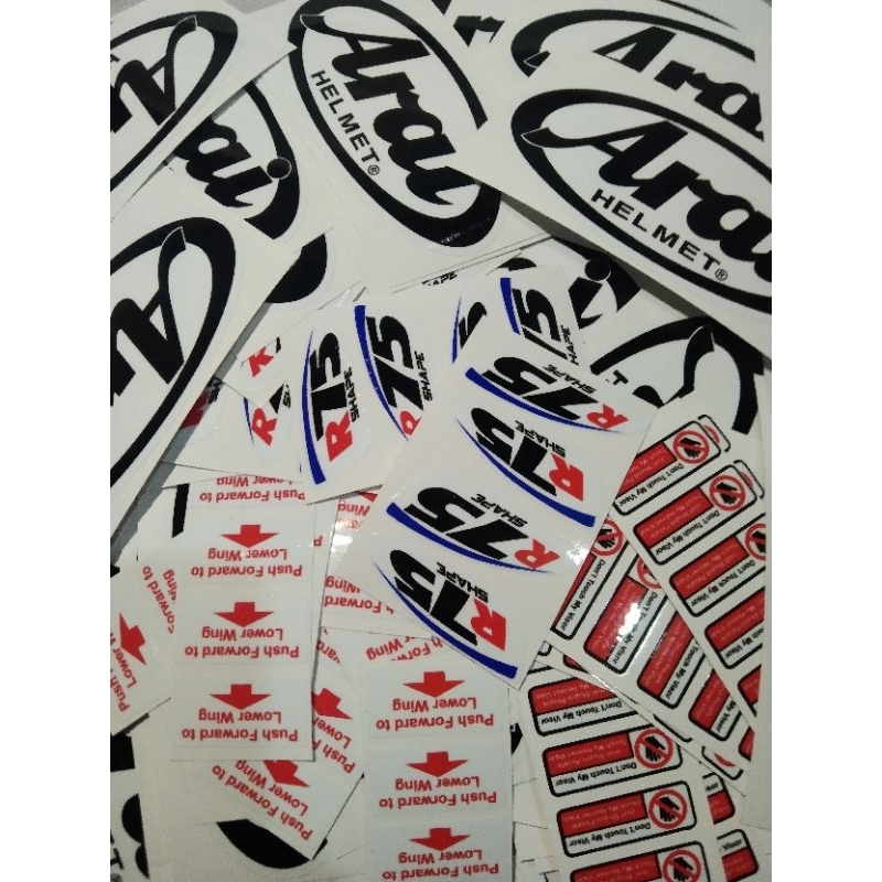 Sticker Arai 1 SET