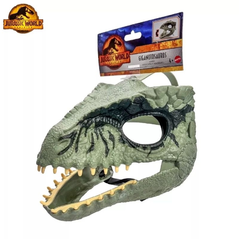 JURASSIC WORLD Dominion Giant Dino Giganotosaurus Dinosaur Mask ORIGINAL