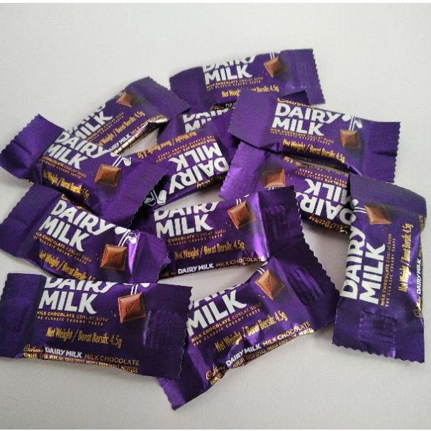 CADBURY DIARY MILK BITES COKLAT SUSU 4.5 GR X 10 PCS