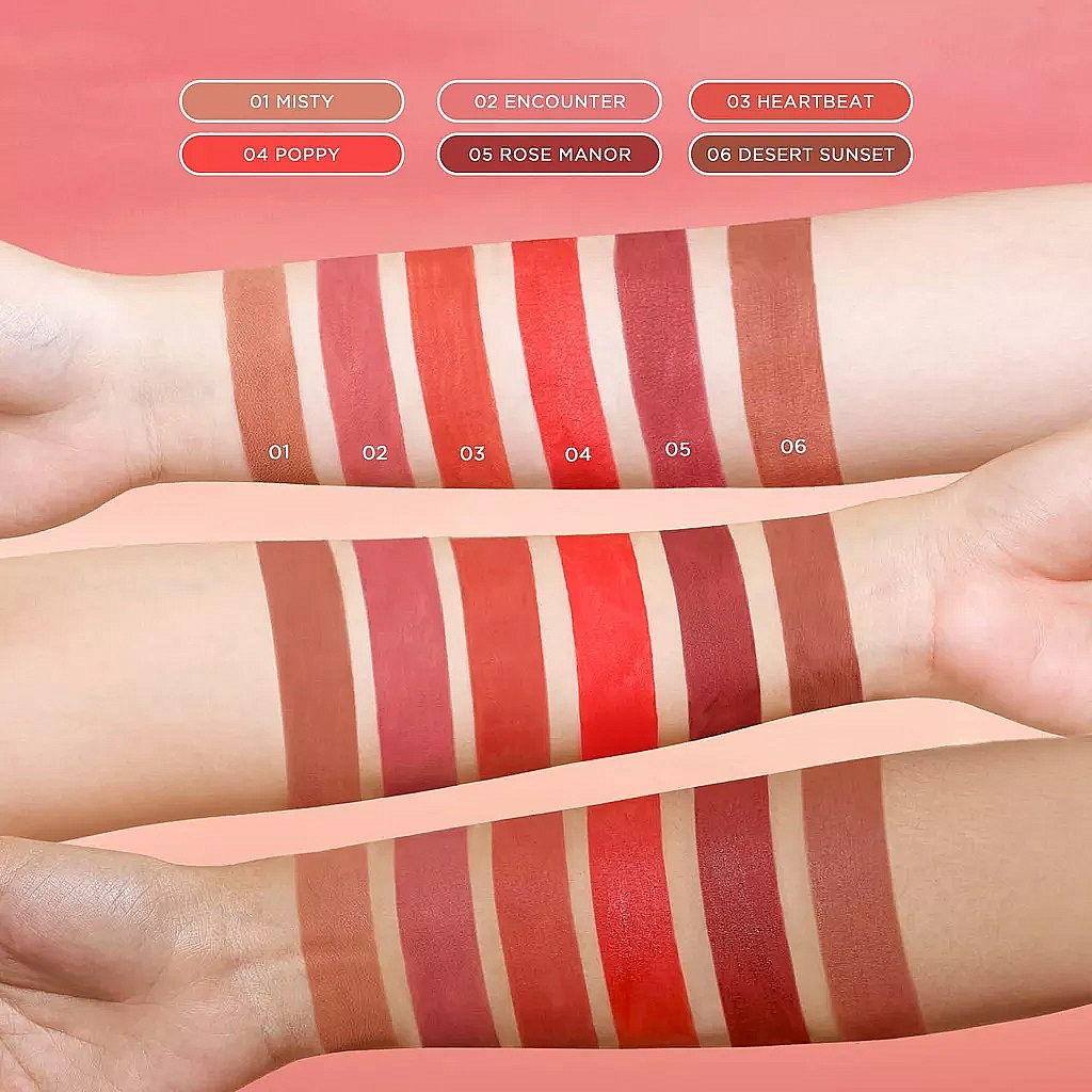 DAZZLE ME MISTY MATTE LIP CREAM - TERDAFTAR BPOM - LIP CREAM DAZZLE ME MURAH