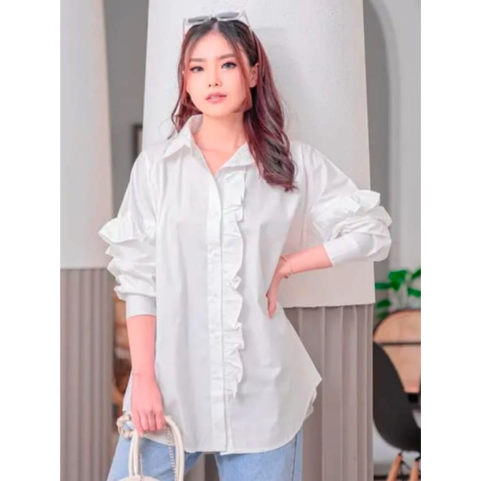 KEMEJA CELLINE / KEMEJA OVERSIZE / KEMEJA KOREA / KEMEJA WANITA