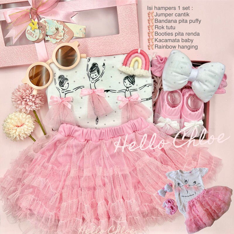 HELLO CHLOE - Fairy Tutu Series | Newborn Baby Gift Set | Hampers Baby | Kado Lahiran Bayi