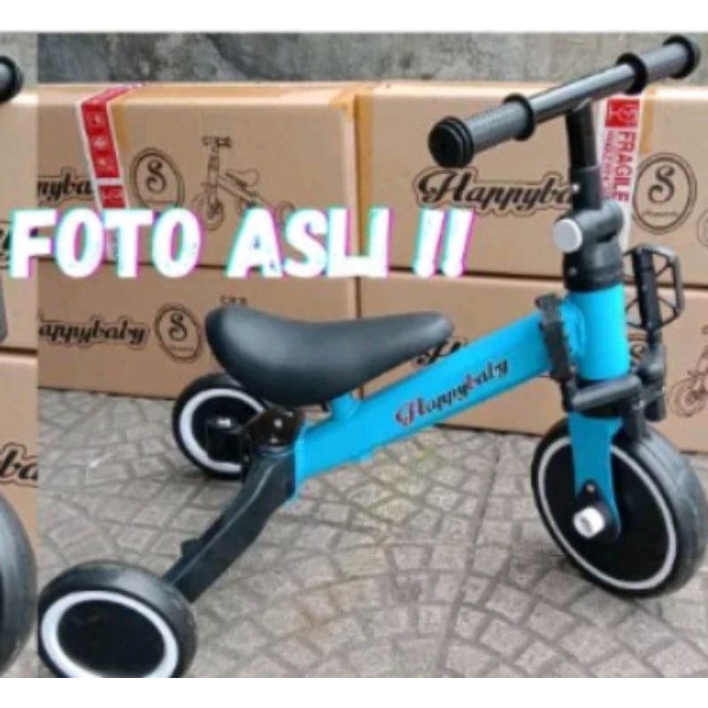 SEPEDA BIRU Sepeda anak Balance bike 3 in 1