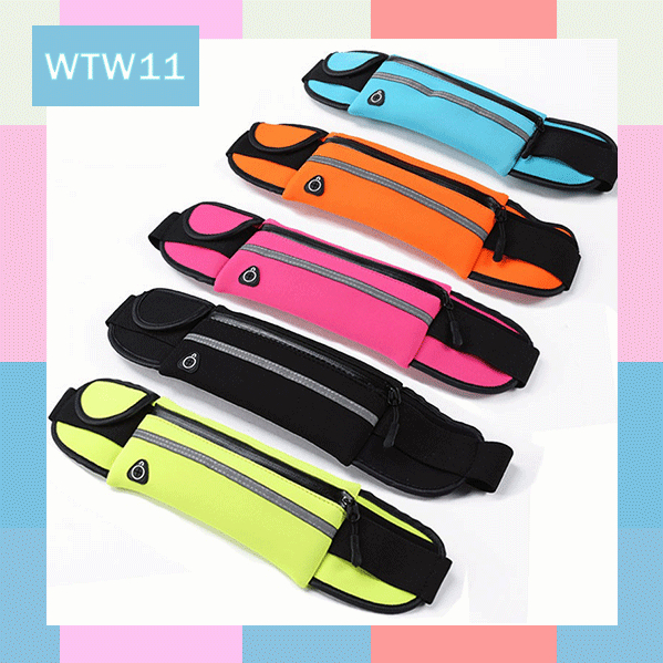 WTW Tas Ikat Pinggang Lari Waterproof 1 Kantung / Go Belt Running Belt