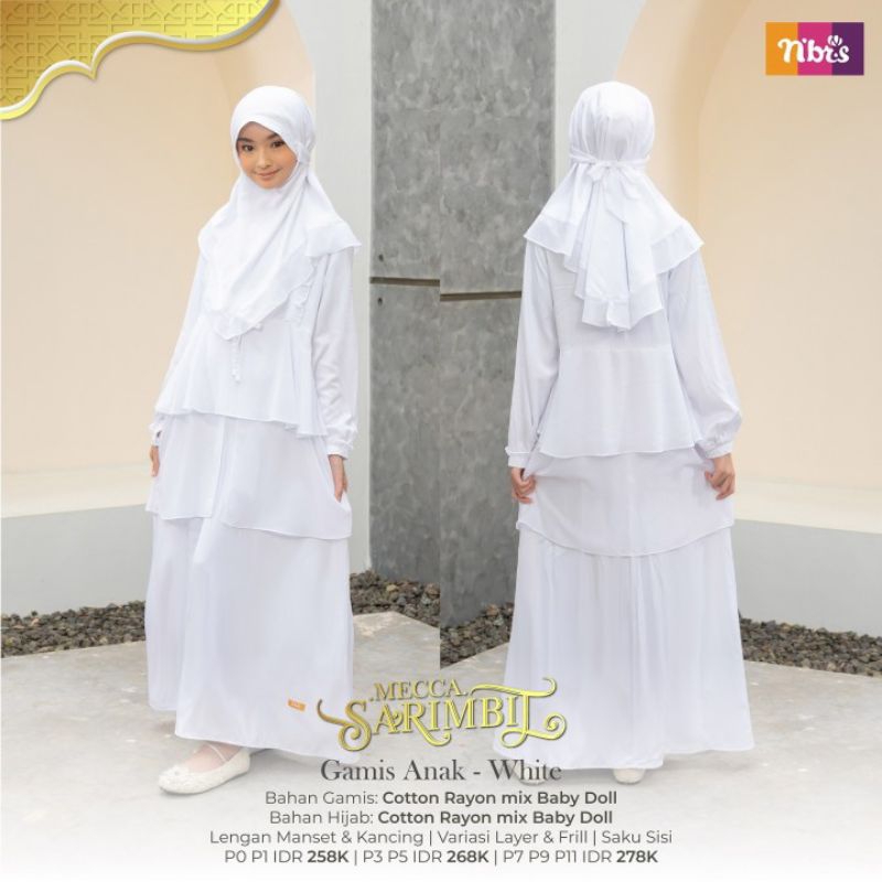 gamis anak sarimbit nibras mecca.