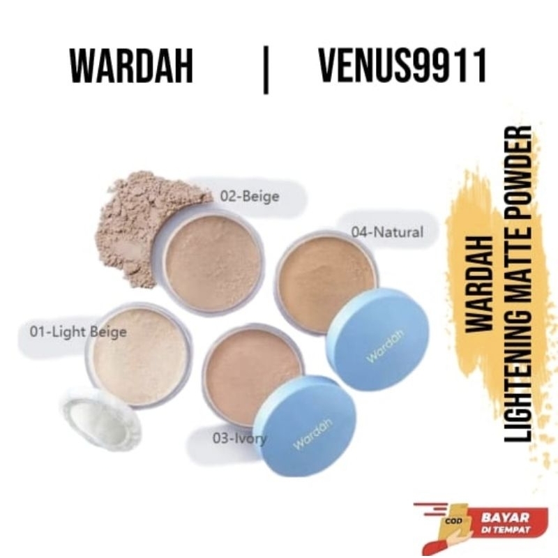 WARDAH LIGHTENING MATTE POWDER / BEDAK TABUR WARDAH