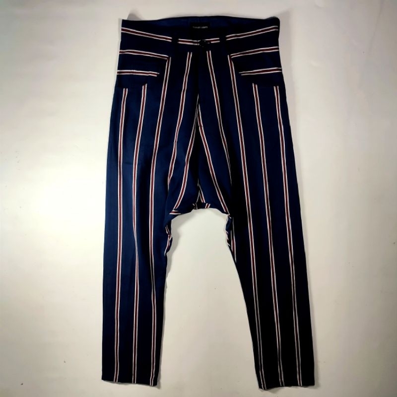 TSUMORI CHISATO ISSEY MIYAKE x celana denim jacket jeans bikers bomber vintage jogger zipper