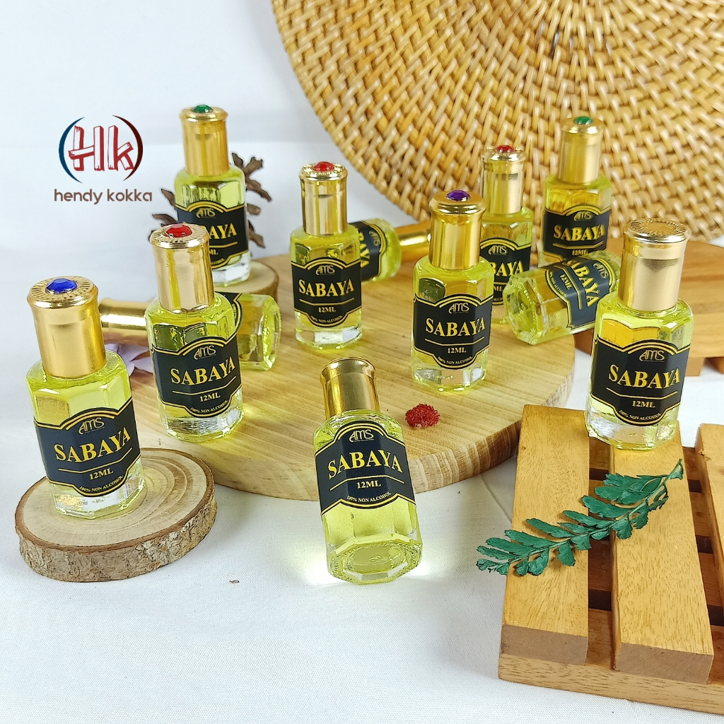 PARFUM SHALAT SABAYA 12ML FULL BIANG ORIGINAL WANGI TAHAN LAMA