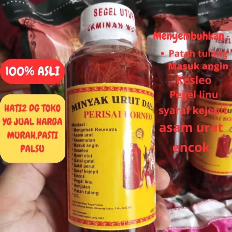 Minyak Dayak 100% Asli Kalimantan 1 Botol 250 Mili