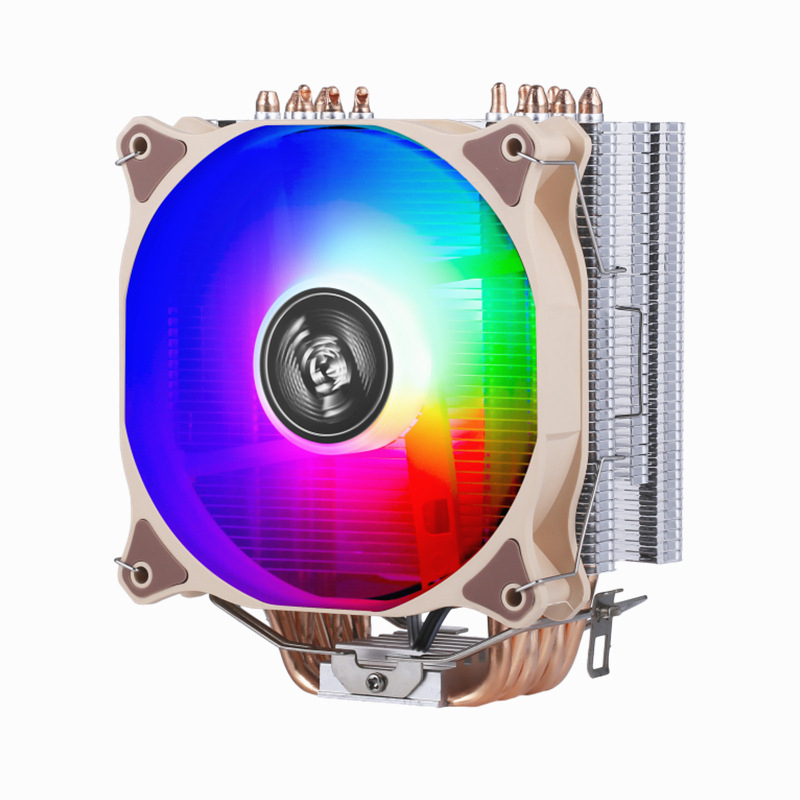 XUANFENG XF1260 CPU / PC COOLER RGB 120MM SINGLE FAN - 6 Heat Pipes