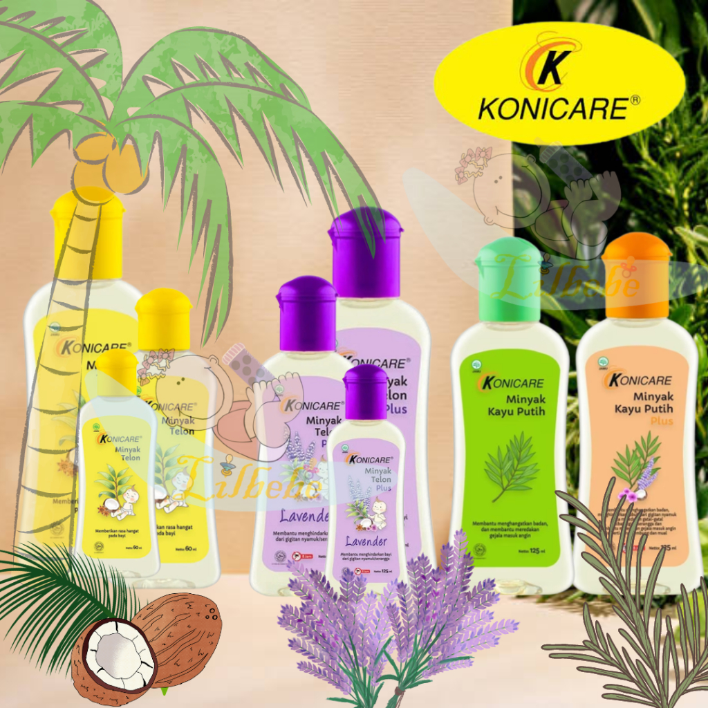 TERMURAH Konicare Minyak Telon Plus / Kayu Putih 60ml 60 ml 125ml 125 ml