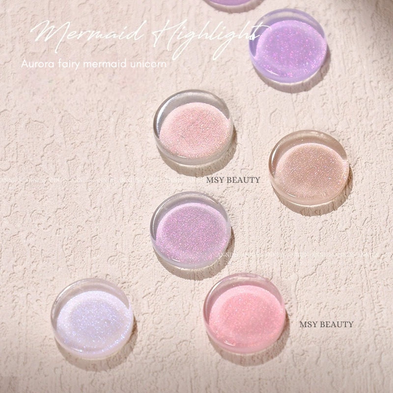 MSY 8ML KUTEK GEL UV AURORA 6COLOUR/UV NAIL GEL POLISH/SOAK OFF/KUTEK GEL UV