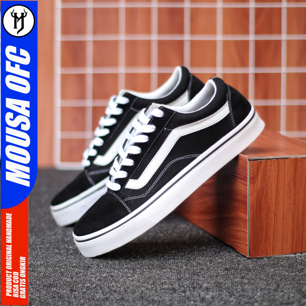 Sepatu Sneakers Kasual Cowok Fashion Ukuran Big Size 44 45 46 47 Mousa