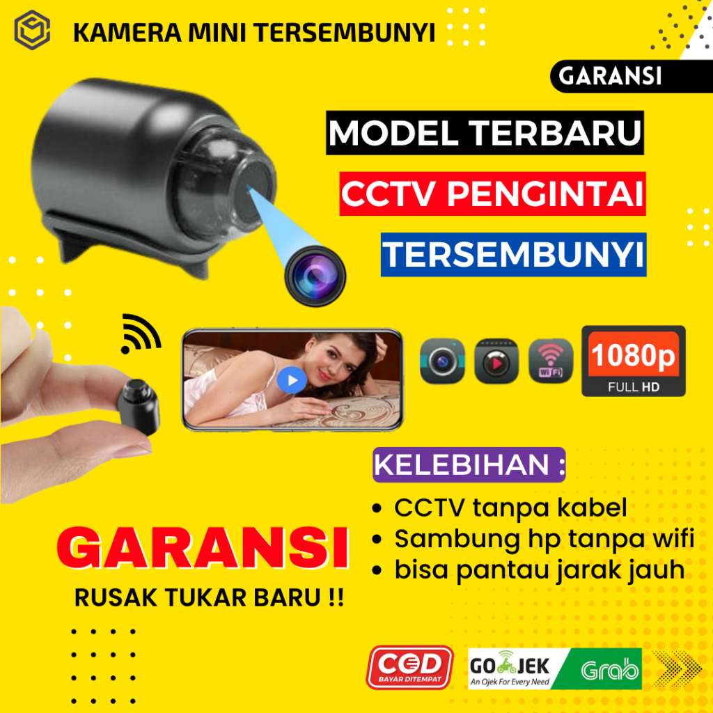 【Original-Impor】5mp Ip Camera Cctv Mini Tersembunyi Tanpa Kabel Indoor Spy Camera Mini Wifi Wireless Camera Cctv Wifi Mini Hd 1944p Spy Cam Infrared Kamera Pengintai Mini Hidden Camera Cctv Kecil Tersembunyi Spycam JS35