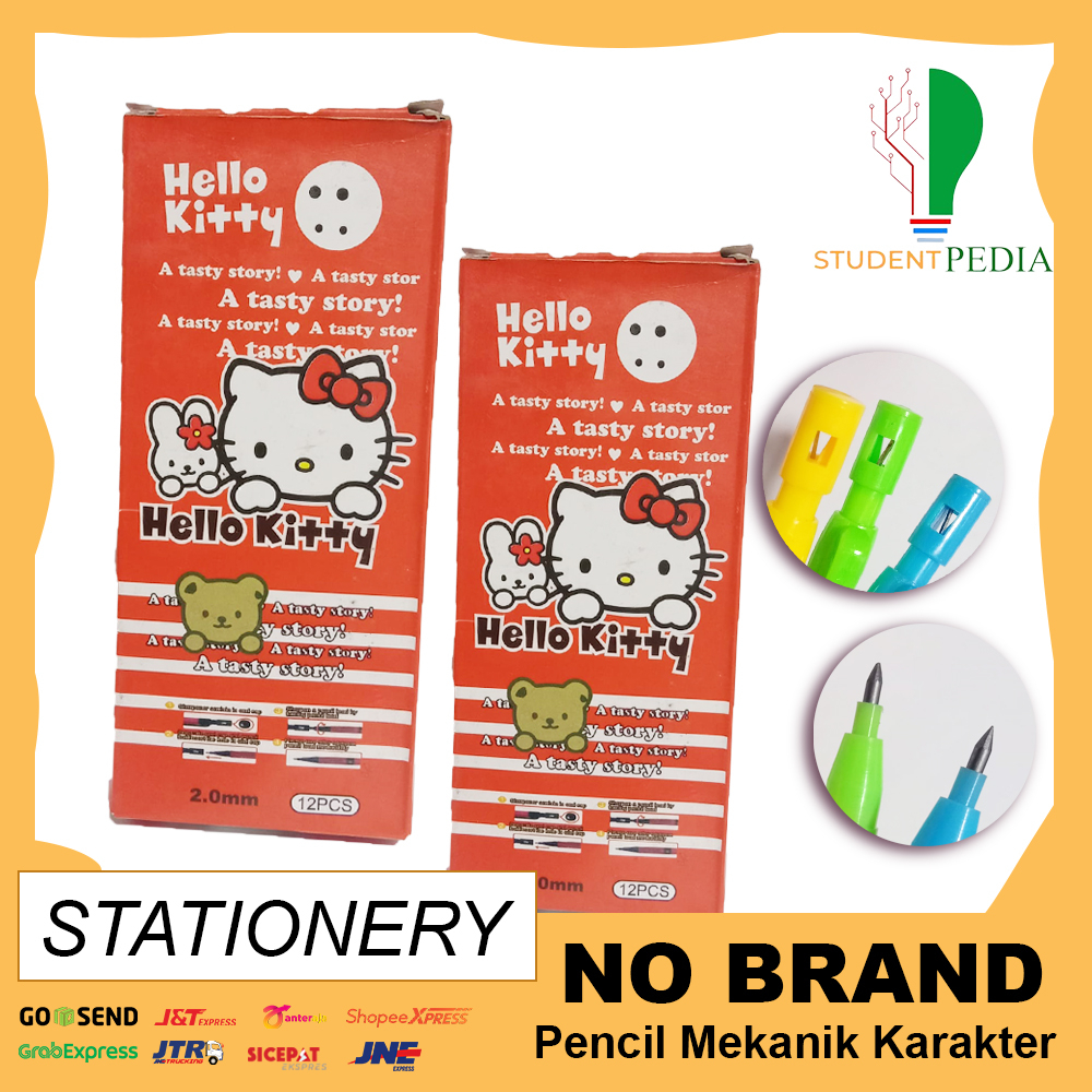

Pensil Mekanik Karakter Hello Kitty 2.0mm / Mechanical Pencil Karakter Hello Kitty 2.0mm (12Pcs)