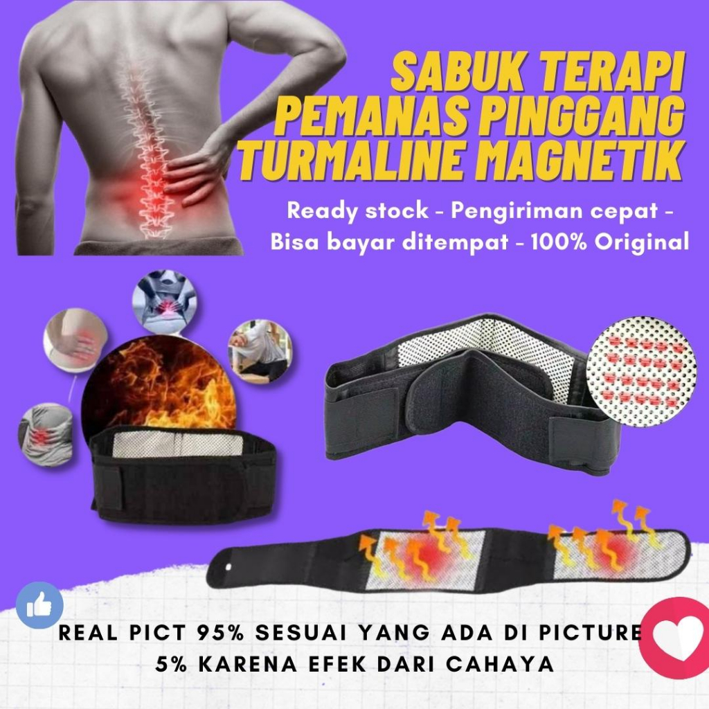 Korset Terapi Pinggang Alat Kesehatan Terapi Pinggang Magnetic Original Sabuk Terapi Pinggang Pengha