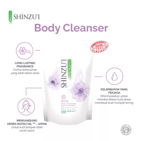 ❤ MEMEY ❤ SHINZUI Skin Lightening Body Cleanser | Sabun Mandi Cair