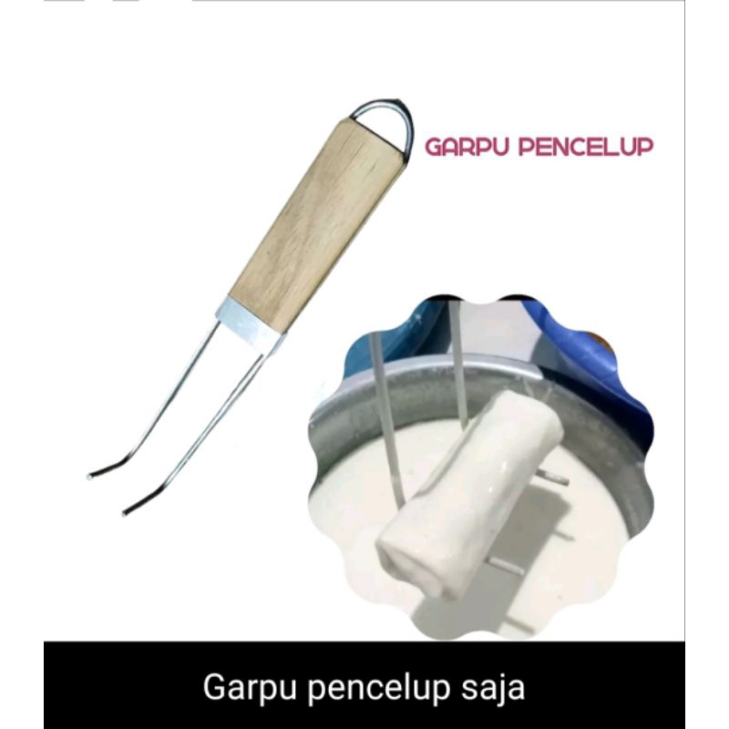 1set papan lipat risolles dengan garpu pencelup