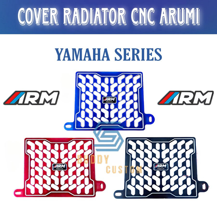 Cover Radiator Nmax Aerox Lexi Arumi - Cover Radiator Arumi Premium Nmax Aerox Lexi Full CNC - Cover