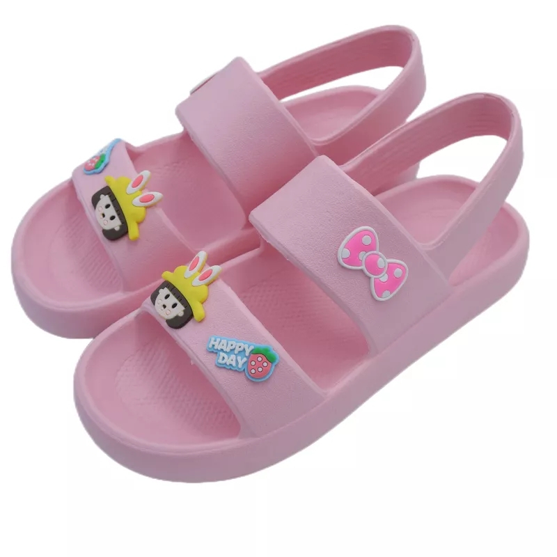 Sandal Gunung Wanita Lalisa Slip On Korea Karakter 3D Sendal Tali Belakang Wanita Korean Style Eva Anti Slip