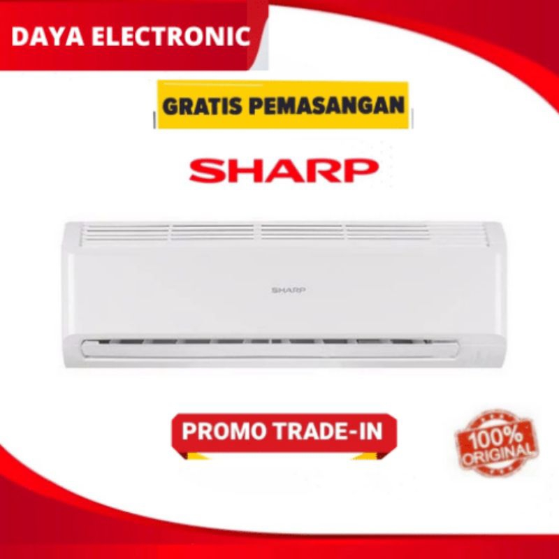 GRATIS PASANG AC 1/2PK SHARP AH A5BEY LOW WATT